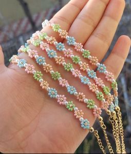 Flower Beaded Bracelet