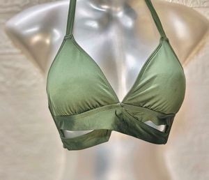 New Piece Dark Green Bikini 👙 Top/ Fixed Price