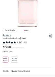 Burberry Her EDP 50ml 💖
