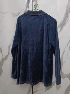 Imported Velvet Zipper Jacket