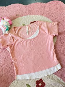 Cute Pink Layered T-Shirt