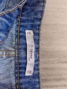 Distressed Denim Shorts