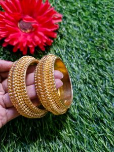 Gold Plated Bridal Bangle Set