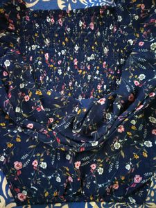 Floral Print Long Sleeve Top