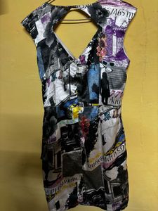 Rio Abstract Print Mini Dress