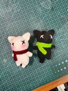 Couple cat Crochet [set of 2 ]