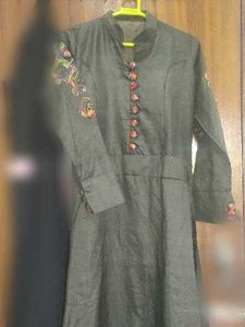 Embroidered gown frock jaipuri 2days Order Availab