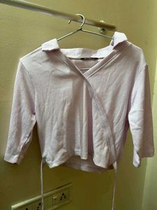 lavender wrap up top