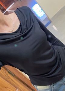 Elegant Black Long Sleeve Top