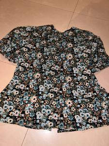 Green Flower Top