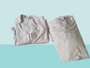 White Cotton Kurta Set, And Free Dupatta As Well