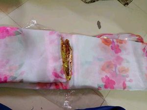 Floral Organza Saree