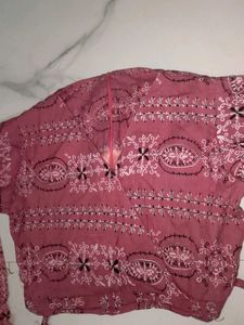 Comfy Pink Cropped Cord