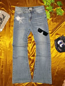 Embellished Flare Jeans