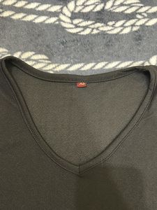 Black Long Sleeve Crop Top