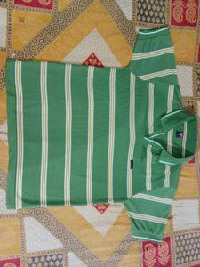 2 Piece Blue Green Round Polo neck Mens Tshirt