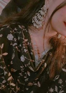 Stylish Black Embroidery Work Gown Dupatta Set