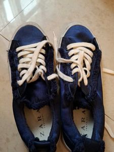 Zara Fabric Plimsolls