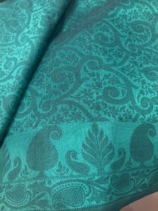 Dual Coloured Self Design Saree