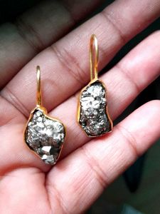 Unique Pyrite Earrings