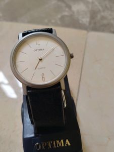 Optima analog watch.