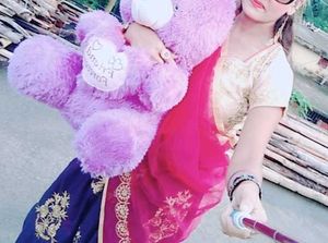 Purple Colour Party Wear Lehenga