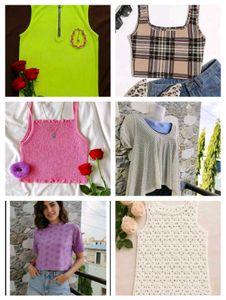 💥Combo of 6 Tops - Stylish Variety