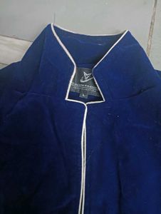 Men Coat Velvet Woolen