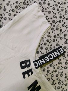 White Off Shoulder Crop Top