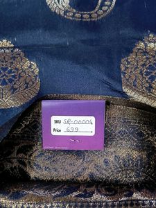 Benarasi Jari Silk Saree - Galaxy Blue