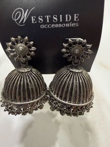 Westside Silver Jhumkas