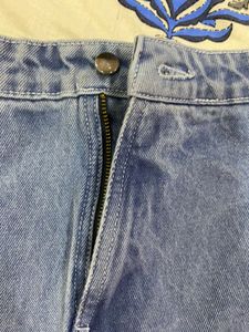 denim miniskirt