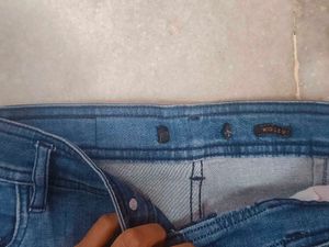 Wide Leg Denim Jeans