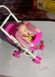 Baby doll With Stroller