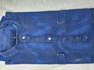 Stylish Blue Print Shirt