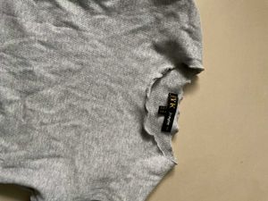 Grey Fitted Top
