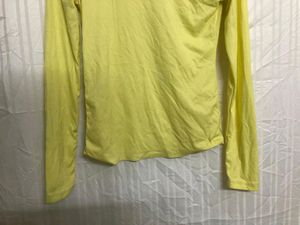 Yellow High Neck T Shirt