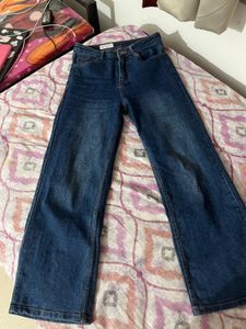 Wide Leg Denim Jeans