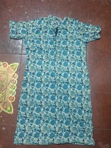 Floral Print Kurta