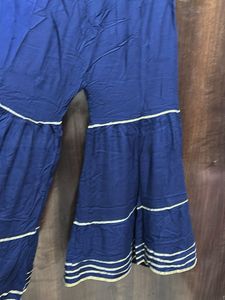 Beautiful Navy Blue Sharara