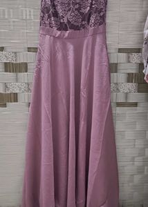 Floral Lace Bodice Maxi Dress