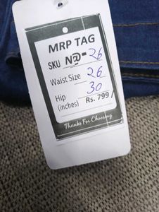 🥰N@26 Size-26 Wide Leg Denim Jeans