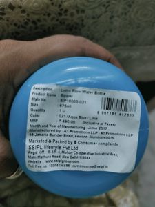 Combo Of Signoware Lunch Box &amp; LOTTO water Bottle