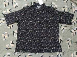 Floral Print Short Sleeve Shirt 3 combo