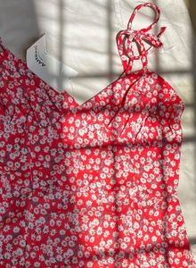 mini red dress🌺🧺