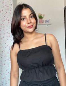 Black Cami Crop Top