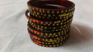 Red & Gold Bangle Set