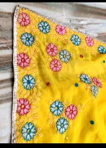 Beautiful Yellow Saree