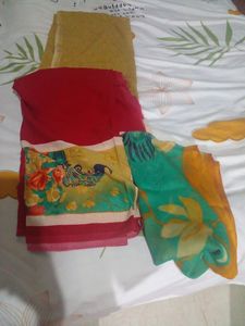 Crepe Dress Material. If Anyone Want Let Me Know
