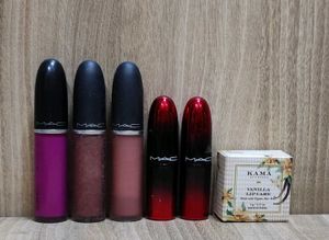 Combo Of Lipsticks And Glosses
